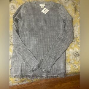 Club Monaco fringe sweater brand new with tags